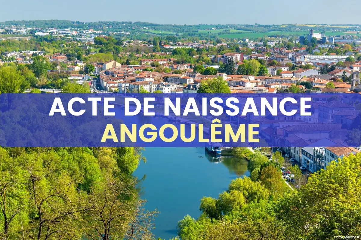 Demande acte de naissance en ligne Angoulême