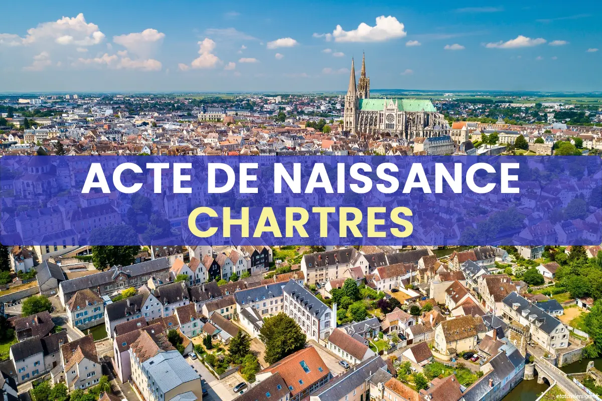 Demande acte de naissance en ligne Chartres