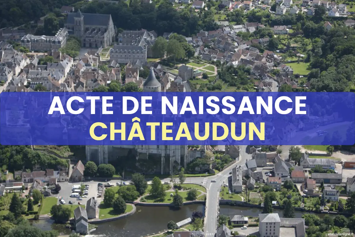 Demande acte de naissance en ligne Châteaudun