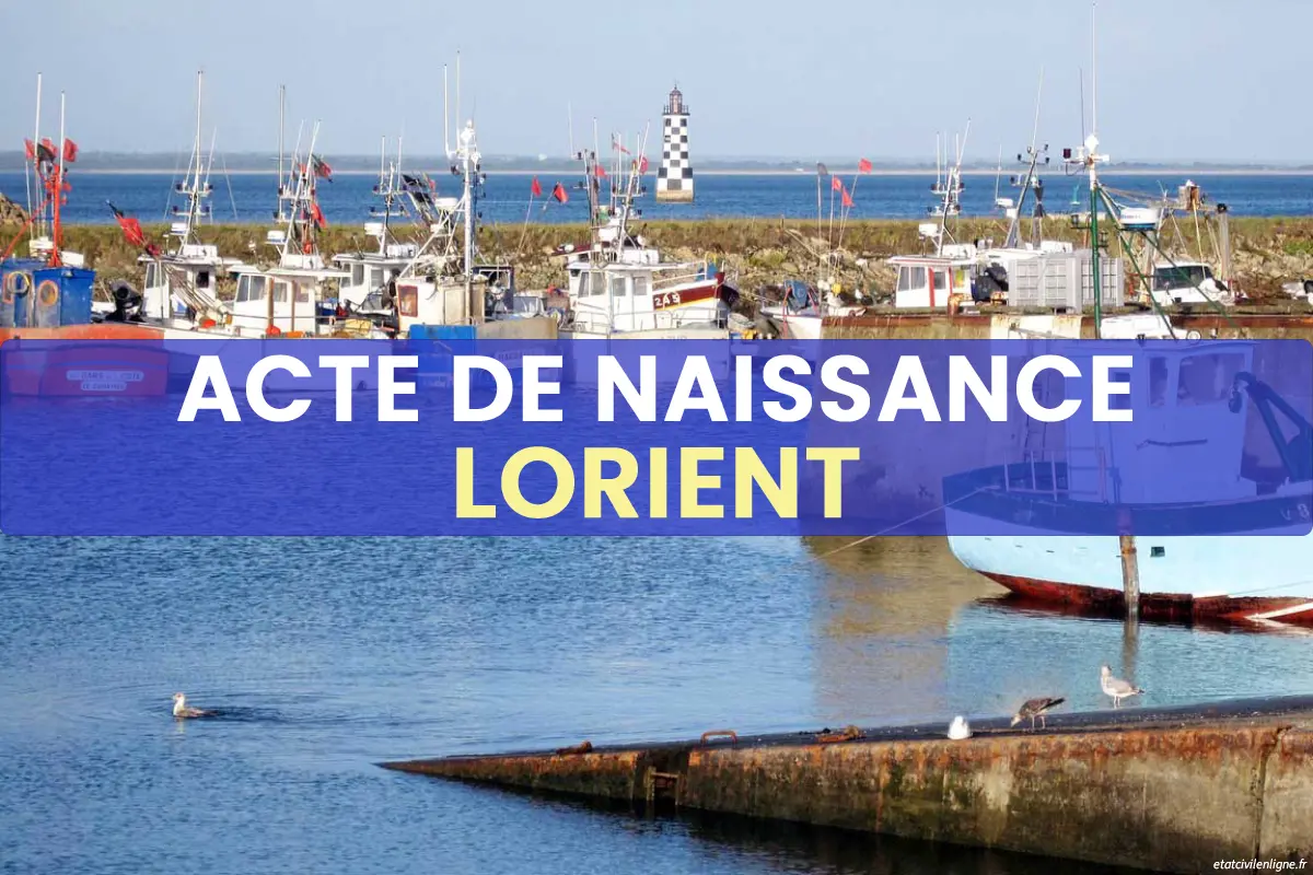 Demande acte de naissance en ligne Lorient