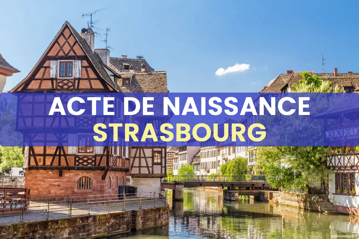 Demande acte de naissance en ligne Strasbourg
